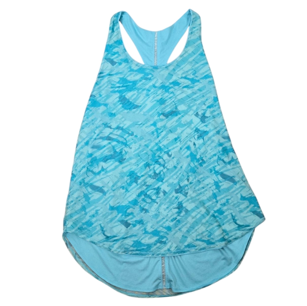 Calia Blue Mesh Reversible Racerback Top - Picture 3 of 14